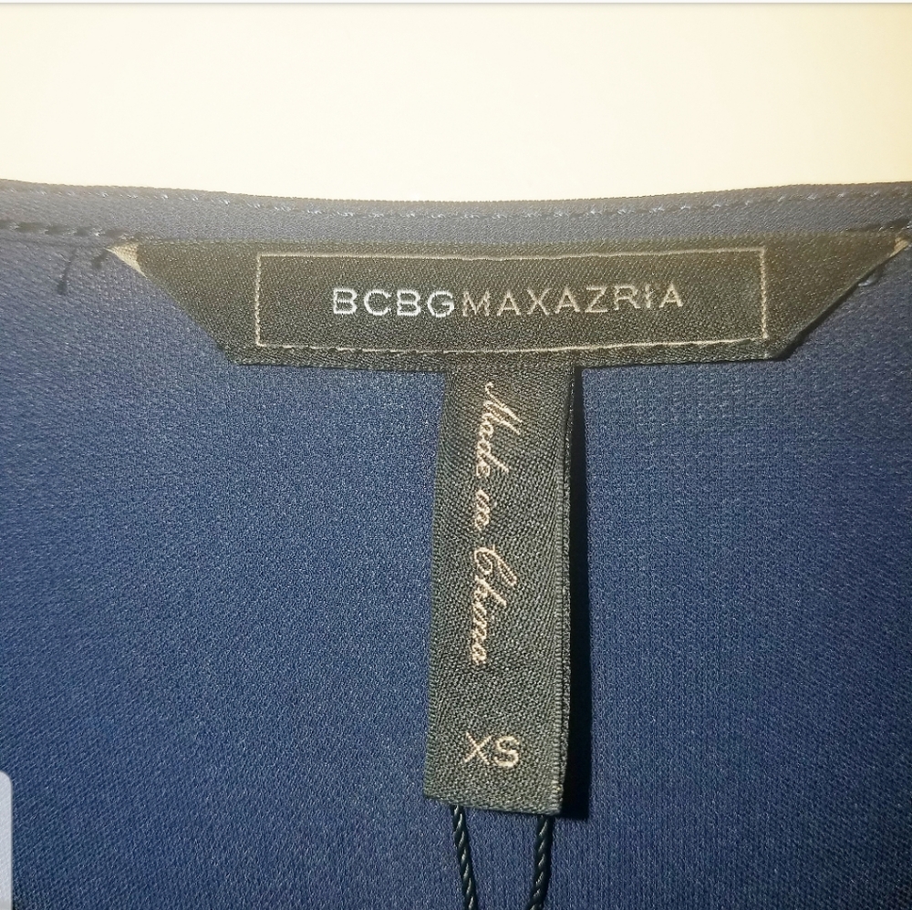 BCBG Maxazria Jaena Embellished Flounce Dress - Picture 7 of 8